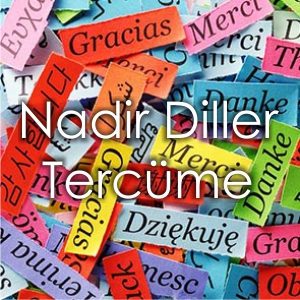 Nadir Diller Tercme Fiyat zmir eviri Brosu
